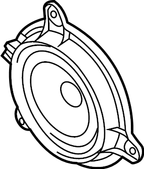 Mazda 3 Front Dr Speaker Speaker Front Center Audio